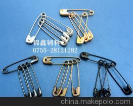 深圳大量现货铜别针、铁别针、圆底胸针及安全别针批发详情